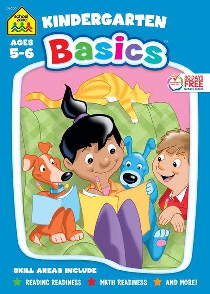 Produktbild: School Zone Kindergarten Basics 96-Page Workbook