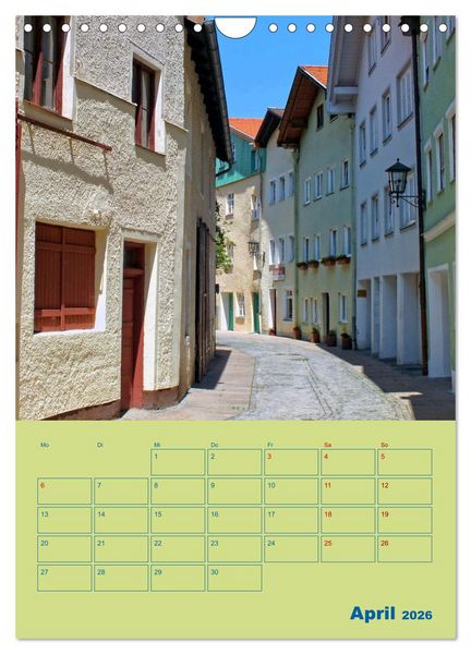 Produktbild: F&uuml;ssen - Ein Allg&auml;uer Terminplaner (Wandkalender 2026 DIN A4 hoch), CALVENDO Monatskalender