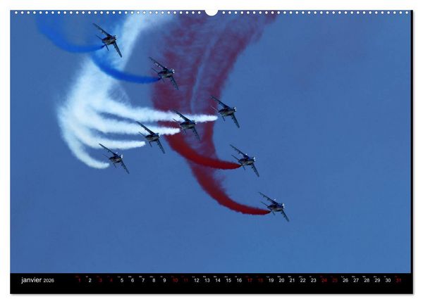 Produktbild: Arabesques dans le ciel de France (Calendrier mural 2026 DIN A2 vertical) calendrier de bureau