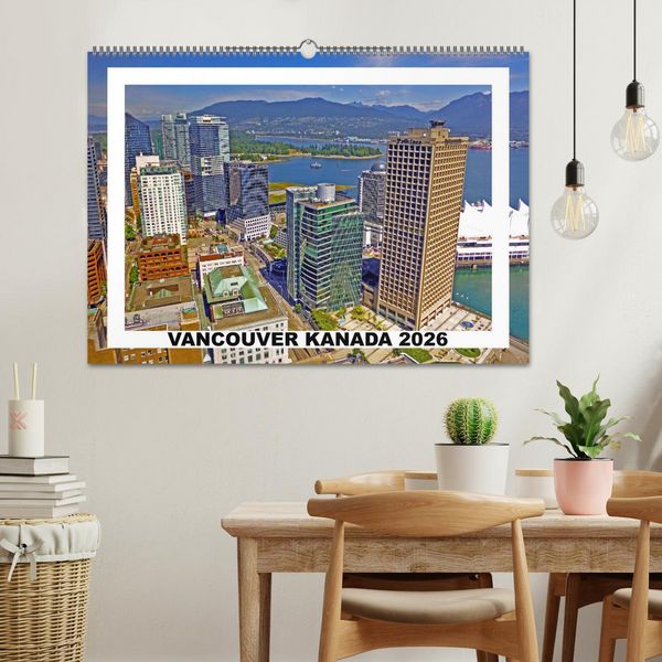 Produktbild: Vancouver Kanada 2026 (Wandkalender 2026 DIN A2 quer), CALVENDO Monatskalender