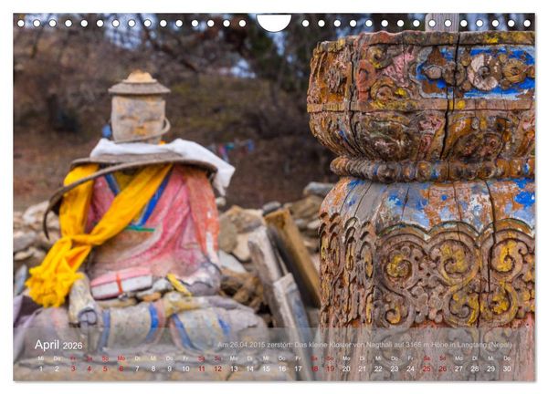 Produktbild: Buddhistische Kl&ouml;ster im Himalaya (Wandkalender 2026 DIN A4 quer), CALVENDO Monatskalender
