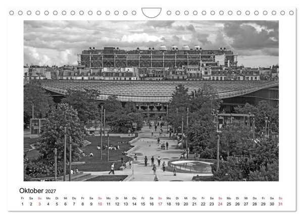 Produktbild: Paris vive la m&eacute;tropole (Wandkalender 2027 DIN A4 quer), CALVENDO Monatskalender