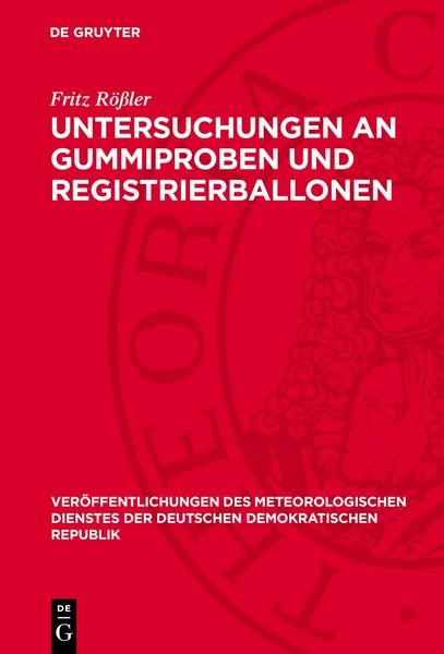 Produktbild: Untersuchungen an Gummiproben und Registrierballonen