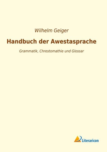 Produktbild: Handbuch der Awestasprache