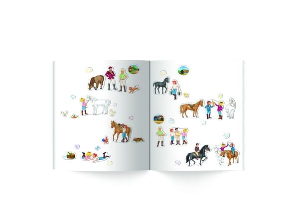 Produktbild: Bibi & Tina Mein Stickeralbum mit 100 Stickern