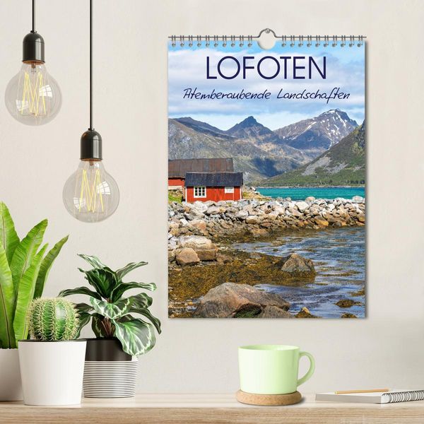 Produktbild: Lofoten - Atemberaubende Landschaften (Wandkalender 2026 DIN A4 hoch), CALVENDO Monatskalender