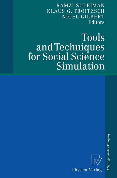 Produktbild: Tools and Techniques for Social Science Simulation