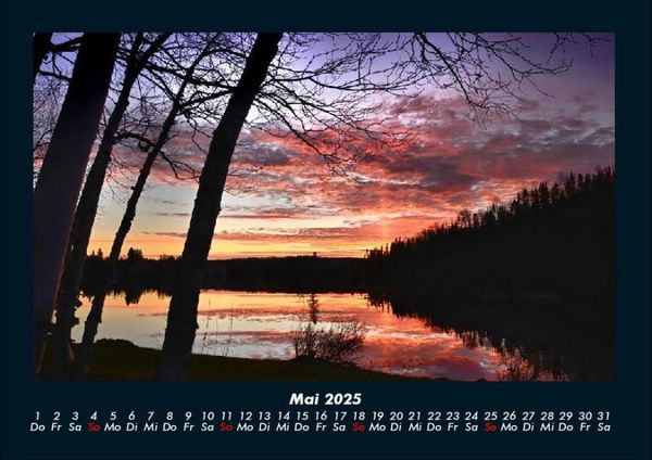 Produktbild: Sonnenuntergang 2025 Fotokalender DIN A4