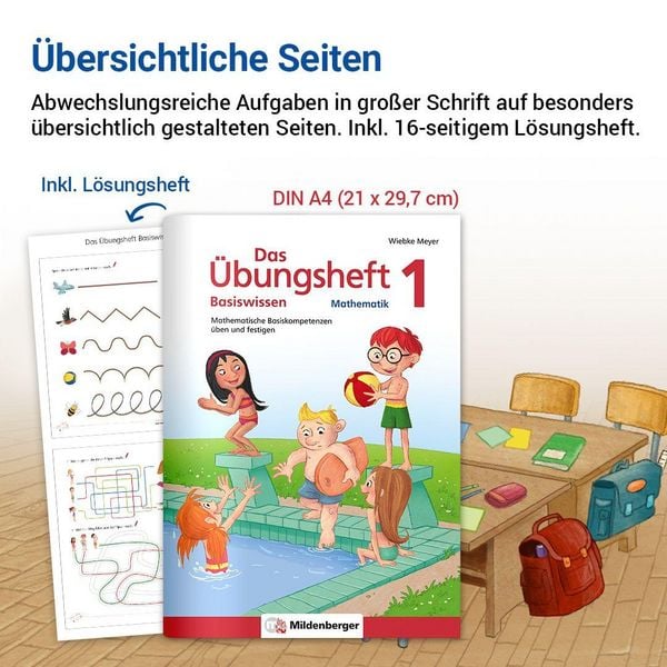 Produktbild: Das &Uuml;bungsheft Basiswissen Mathematik 1