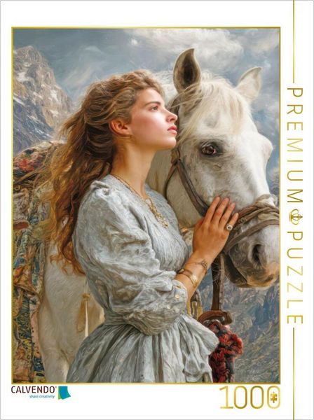 CALVENDO Puzzle Pferdeliebe | 1000 Teile Lege-Größe 64x48cm Foto-Puzzle für glückliche Stunden