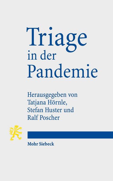 Produktbild: Triage in der Pandemie