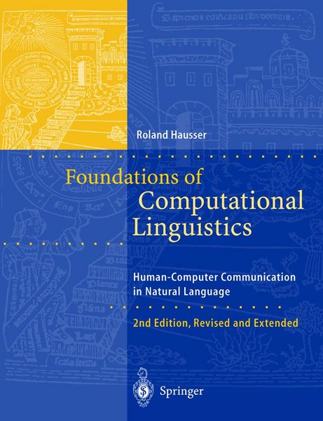 Produktbild: Foundations of Computational Linguistics
