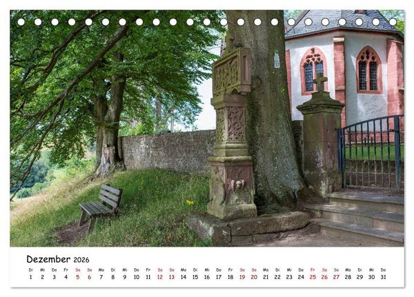 Produktbild: Die Eifel - Orte und Landschaften (Tischkalender 2026 DIN A5 quer), CALVENDO Monatskalender