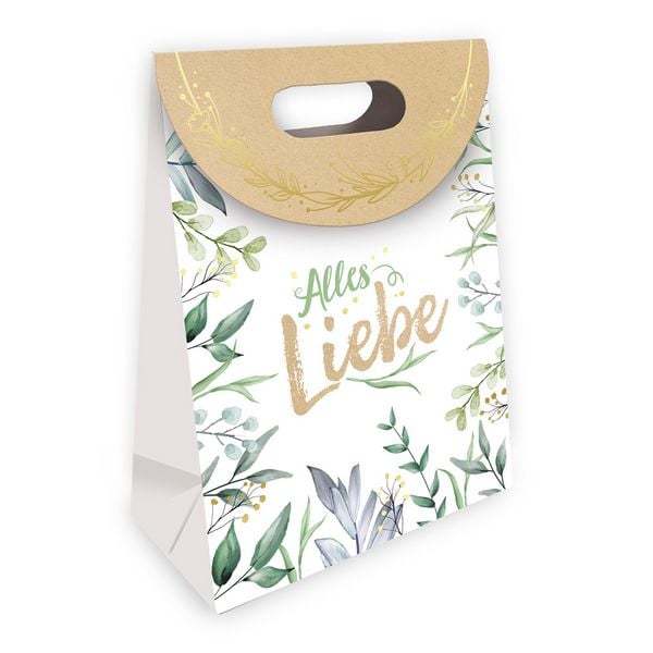 Produktbild: TR&Ouml;TSCH - Geschenktasche mit Verschluss medium Natur