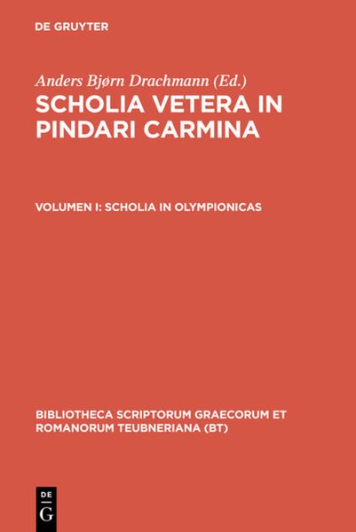 Produktbild: Scholia vetera in Pindari carmina / Scholia in Olympionicas