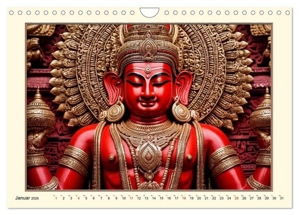 Produktbild: Tradition und Kultur in Indien (Wandkalender 2026 DIN A4 quer), CALVENDO Monatskalender