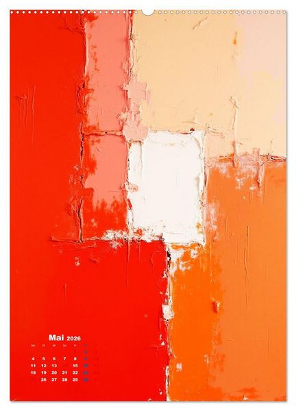 Produktbild: Rakel Kunst - Eine Form der k&uuml;nstlerischen Technik (hochwertiger Premium Wandkalender 2026 DIN A2 hoch), Kunstdruck in Hochglanz