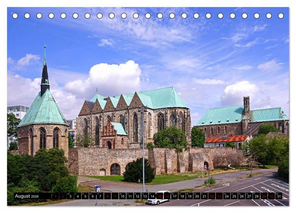 Produktbild: Magdeburger Ansichten (Tischkalender 2026 DIN A5 quer), CALVENDO Monatskalender