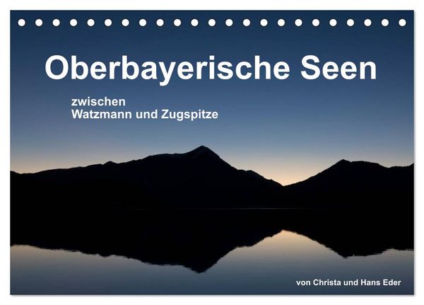 Produktbild: Oberbayerische Seen (Tischkalender 2026 DIN A5 quer), CALVENDO Monatskalender
