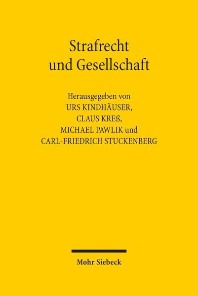 Produktbild: Strafrecht und Gesellschaft