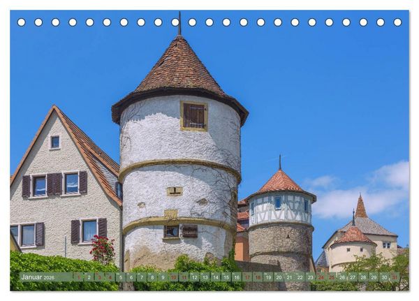 Produktbild: Romantisches Mainfranken (Tischkalender 2026 DIN A5 quer), CALVENDO Monatskalender