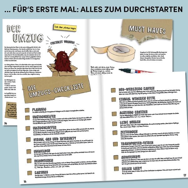 The Caveman Inside. Der Survival-Guide für die erste eigene Wohnung.