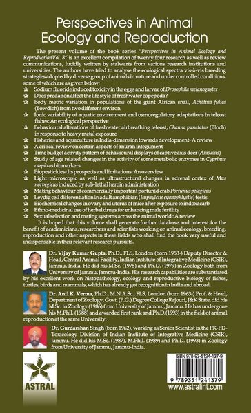 Produktbild: Perspectives in Animal Ecology and Reproduction Vol. 8