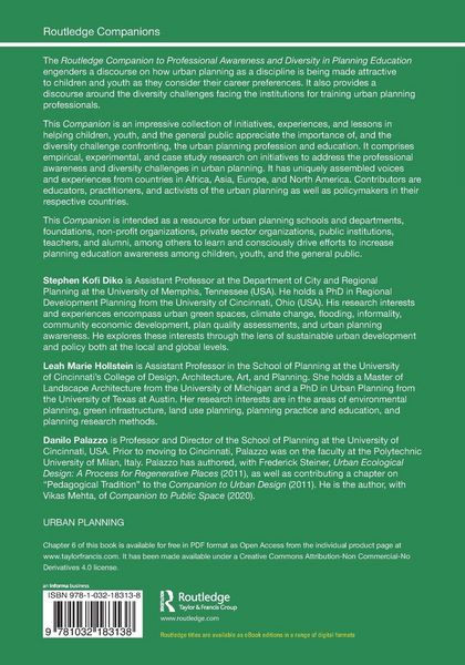 Produktbild: Routledge Companion to Professional Awareness and Diversity in Planning Education