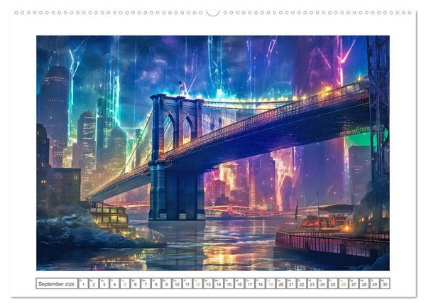 Produktbild: Ber&uuml;hmte Br&uuml;ckenwunder (hochwertiger Premium Wandkalender 2026 DIN A2 quer), Kunstdruck in Hochglanz
