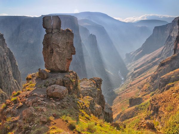 Produktbild: CALVENDO Puzzle Semonkong, Lesotho, S&uuml;dafrika 1000 Teile Lege-Gr&ouml;&szlig;e 64 x 48 cm Foto-Puzzle Bild von Christian Heeb