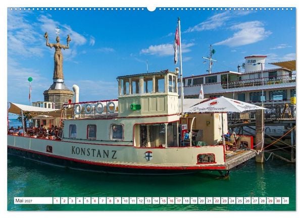 Produktbild: Konstanz - Traumort am Bodensee (hochwertiger Premium Wandkalender 2027 DIN A2 quer), Kunstdruck in Hochglanz