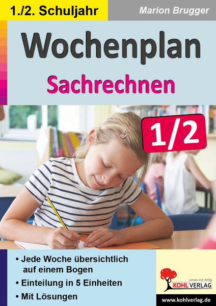 Produktbild: Wochenplan Sachrechnen / Klasse 1-2
