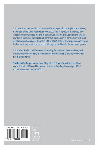 Produktbild: The New Law of Land Registration