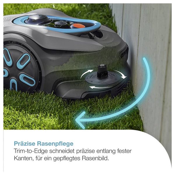 Produktbild: GARDENA 19942-20 M&auml;hroboter smart SILENO sense M&auml;hroboter Geeignet f&uuml;r Fl&auml;che max. 600m&sup2;