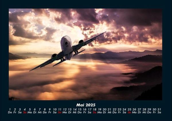 Produktbild: Flugzeuge 2025 Fotokalender DIN A4