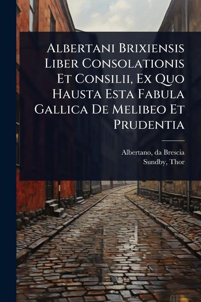 Produktbild: Albertani Brixiensis Liber Consolationis Et Consilii, Ex Quo Hausta Esta Fabula Gallica De Melibeo Et Prudentia