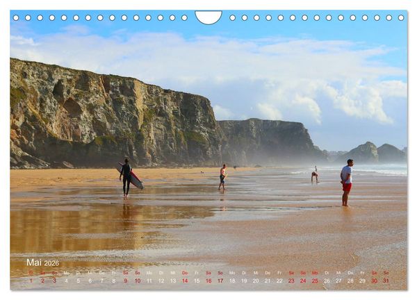 Produktbild: Surfen - die perfekte Welle (Wandkalender 2026 DIN A4 quer), CALVENDO Monatskalender