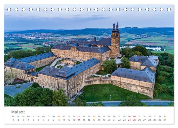 Produktbild: Oberfranken - Bayerns Norden (Tischkalender 2026 DIN A5 quer), CALVENDO Monatskalender