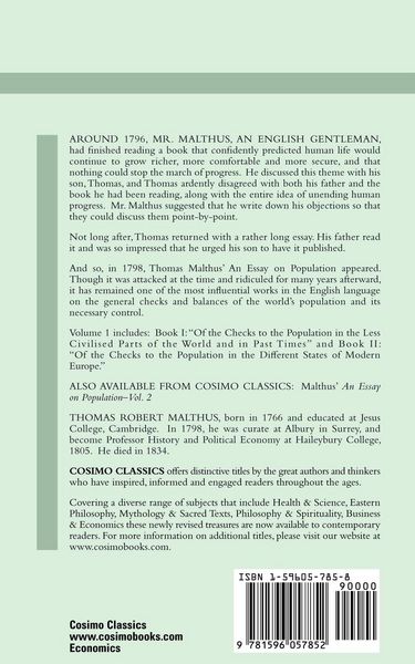 Produktbild: An Essay on the Principle of Population - Vol. 1
