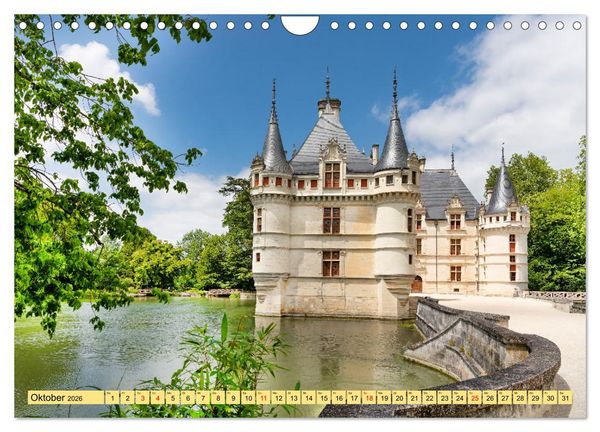 Produktbild: Ch&acirc;teaux. Im Tal der Loire (Wandkalender 2026 DIN A4 quer), CALVENDO Monatskalender