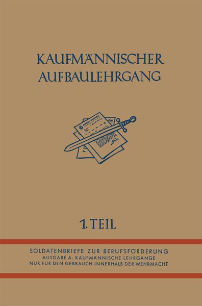 Produktbild: Kaufm&auml;nnischer Aufbaulehrgang