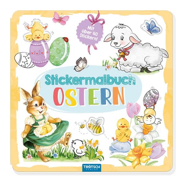 Produktbild: TR&Ouml;TSCH - Stickermalbuch Ostern