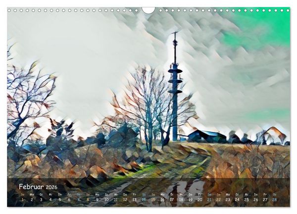 Produktbild: Surreales Farbspiel (Wandkalender 2026 DIN A3 quer), CALVENDO Monatskalender