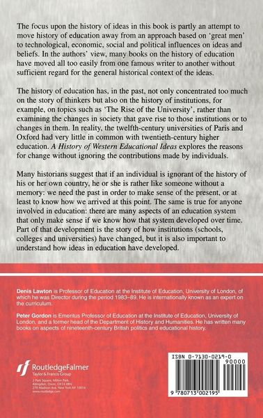 Produktbild: A History of Western Educational Ideas