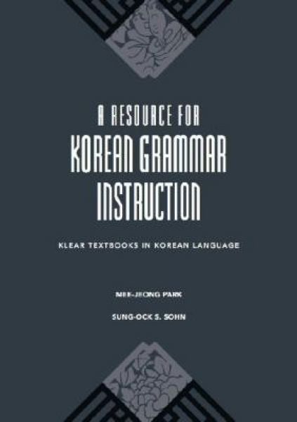 Produktbild: A Resource for Korean Grammar Instruction