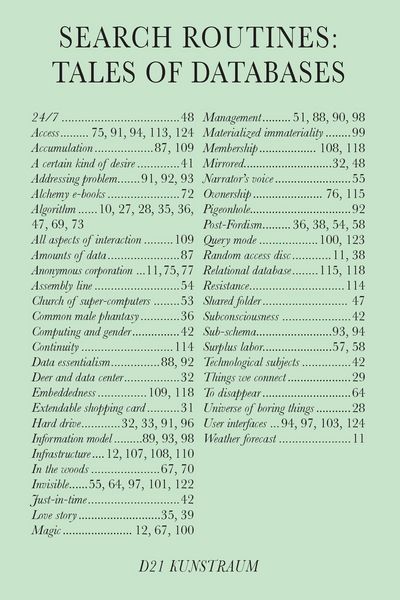 Produktbild: Search Routines: Tales of Databases