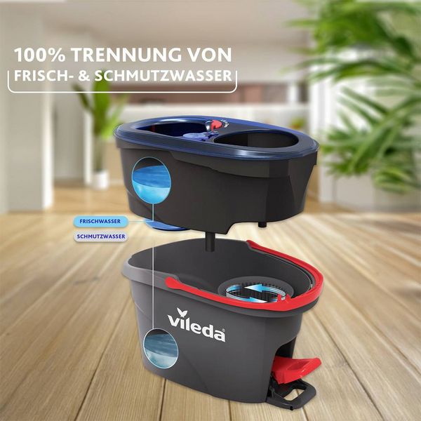 Produktbild: Vileda 178333 H2PRO Spin Mop Bodenwischer 1St.