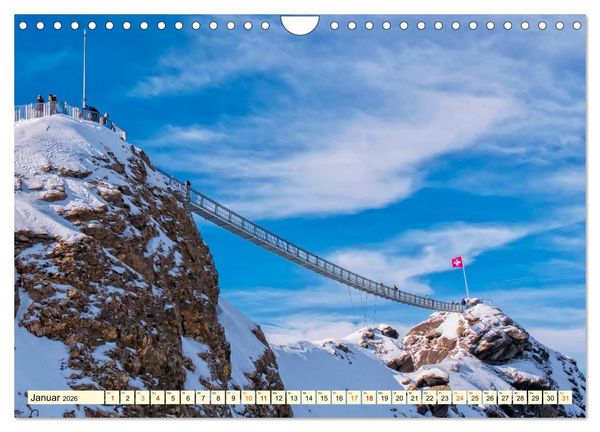 Produktbild: H&auml;ngebr&uuml;cken - Nervenkitzel (Wandkalender 2026 DIN A4 quer), CALVENDO Monatskalender