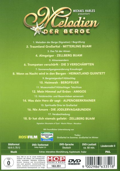 Produktbild: Melodien der Berge - Grossarltal: Tal der Almen
