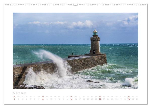 Produktbild: GUERNSEY und JERSEY - Britische Inseln im &Auml;rmelkanal (hochwertiger Premium Wandkalender 2026 DIN A2 quer), Kunstdruck in Hochglanz